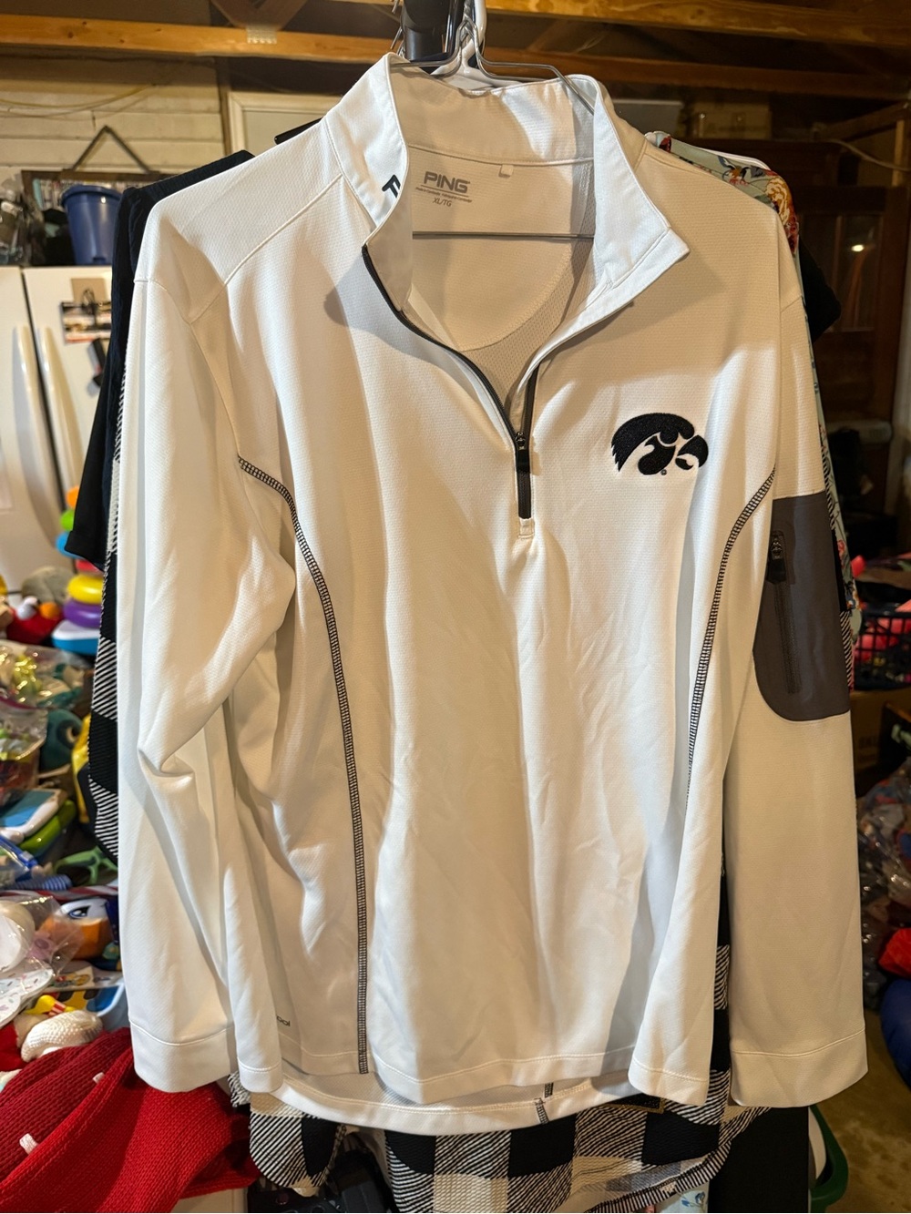 PING Iowa Hawkeyes XL 1/4 Zip Golf Performance Pullover Women’s